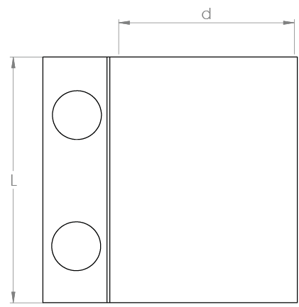 Medium pipe connector — tehniline joonis