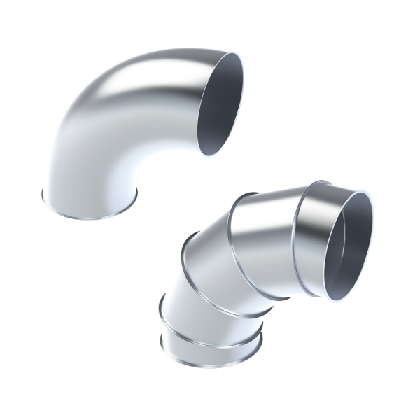 Pressed / Segmented Bend 90° R=1.5D