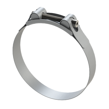 Reinforced hose clamp