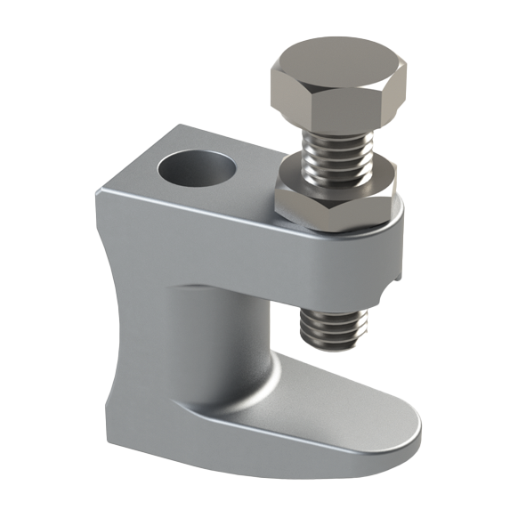 Suspension clamp with screw