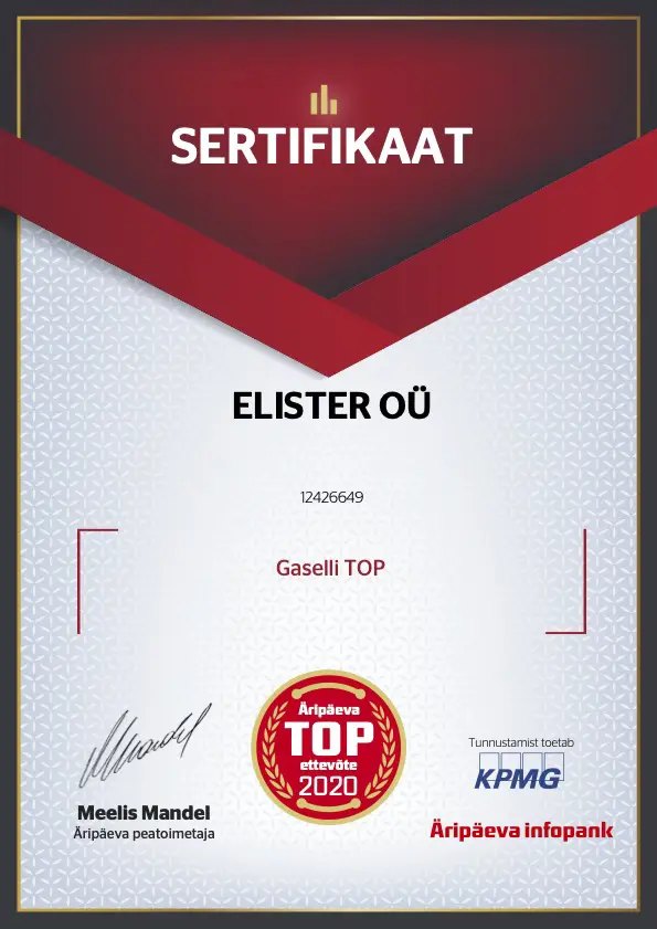 Äripäeva TOP ettevõte 2020